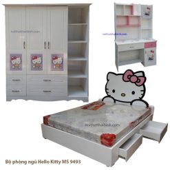 Bộ phòng ngủ Hello Kitty tại tphcm