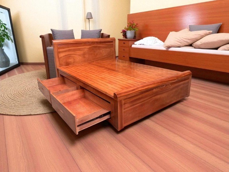Bảng giá giường gỗ tự nhiên