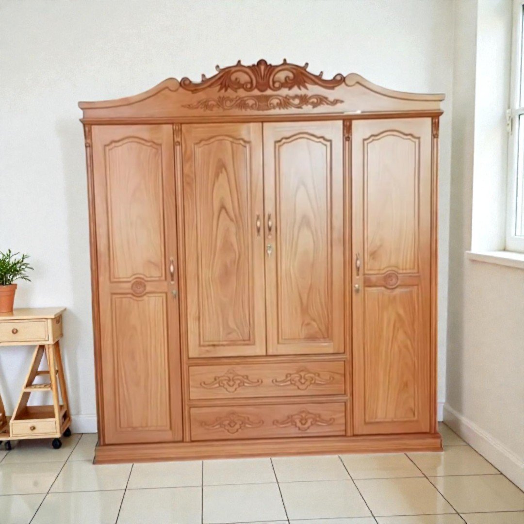 Tủ quần áo gỗ công nghiệp giá rẻ thiết kế hiện đại