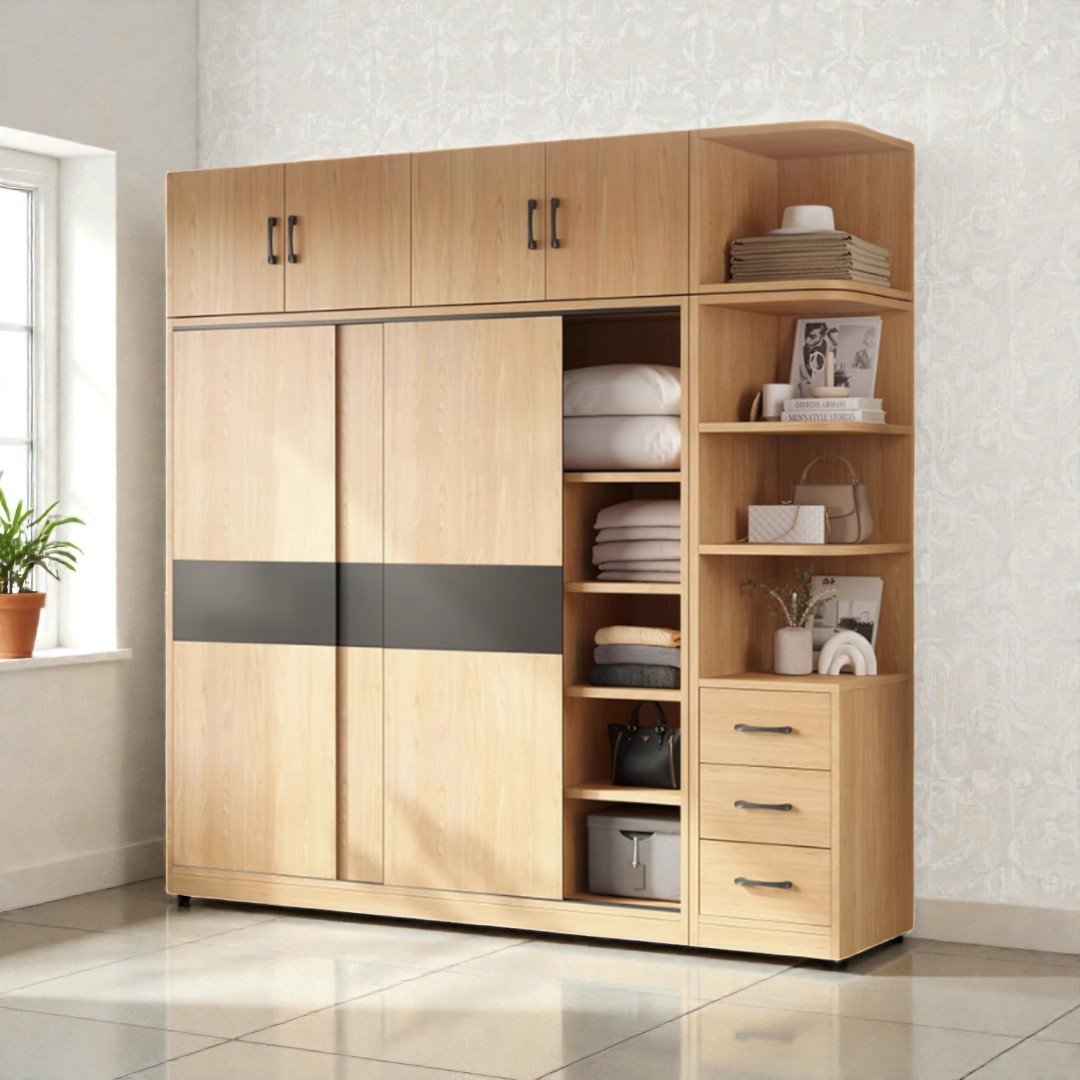 Tủ quần áo gỗ tự nhiên cao cấp bền đẹp theo thời gian