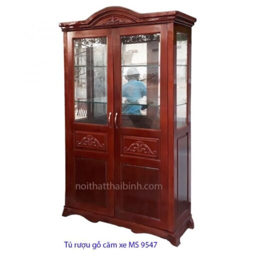 Tủ rượu gỗ căm xe giá rẻ