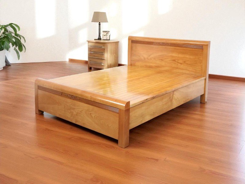 Giường ngủ bằng gỗ đẹp