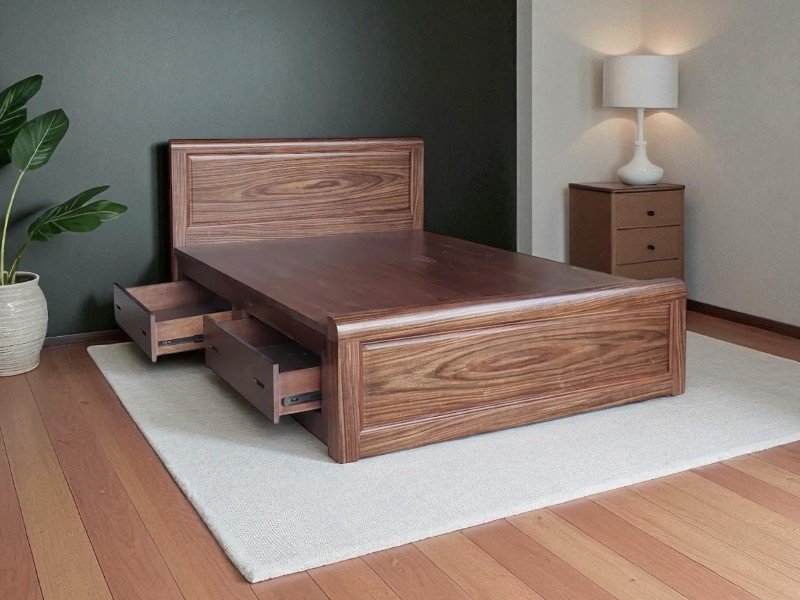 Giường gỗ hiện đại