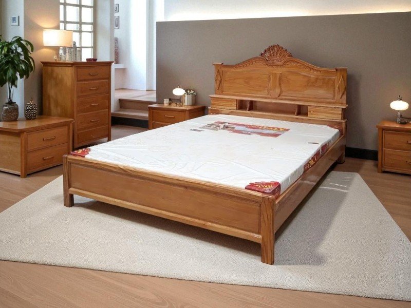 Giường gỗ hiện đại