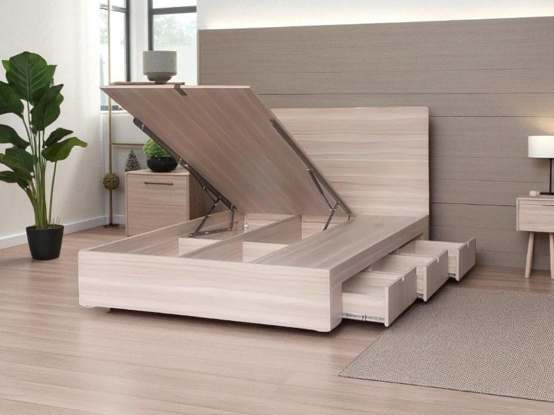 Giường ngủ gỗ tự nhiên