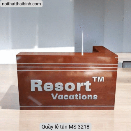 Nhận khắc tên logo lên quầy tiếp