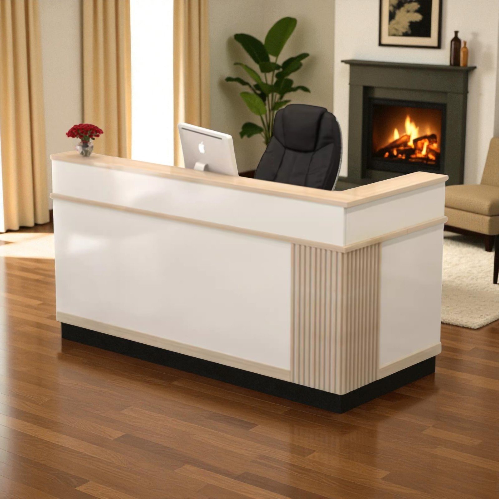 Quầy lễ tân hiện đại