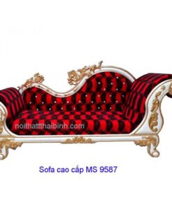 Sofa cao cấp hiện đại sang trọng dát vàng