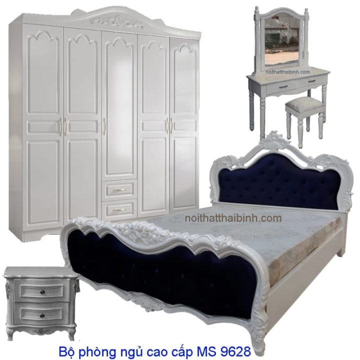 Mẫu bộ nội thất phòng ngủ đẹp hiện đại