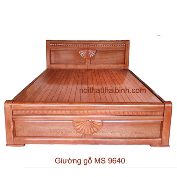 Mẫu giường gỗ đẹp đơn giản giá rẻ mẫu đẹp chất lượng cao