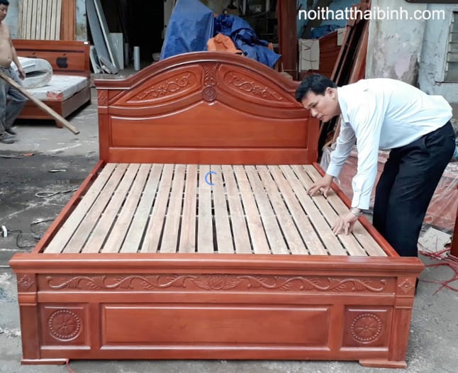 Mẫu giường gỗ