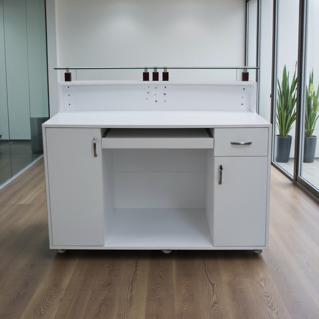 Mẫu quầy tiếp tân đẹp hiện đại sang trọng