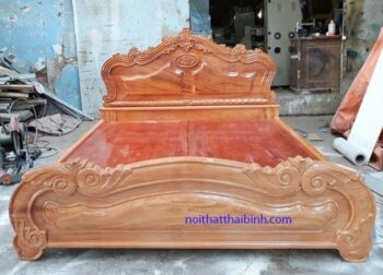 Giá một số mẫu giường ngủ gõ đỏ trên thị trường