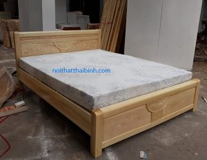 Bộ giường ngủ gỗ sồi