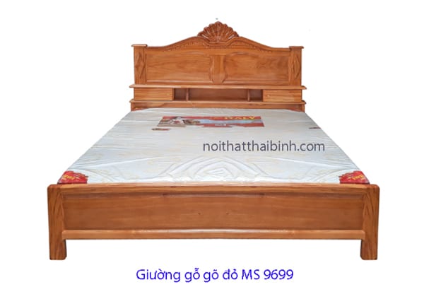 giường ngủ gỗ gõ đỏ