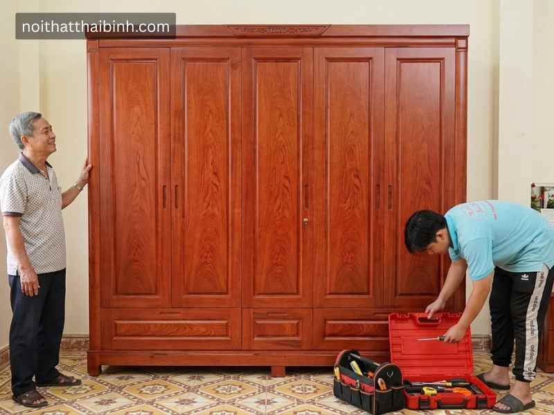 Nội thất phòng ngủ đẹp hiện đại sang trọng tại nhà Anh Minh, Quận 7