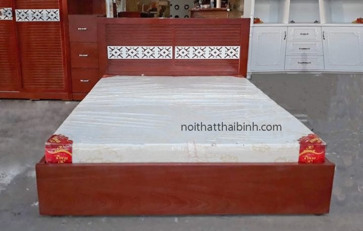 Giường ngủ gỗ công nghiệp có ngăn kéo