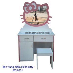 Bàn trang điểm Hello Kitty đẹp MS 9731 Giá 0m8 = 3.800.000