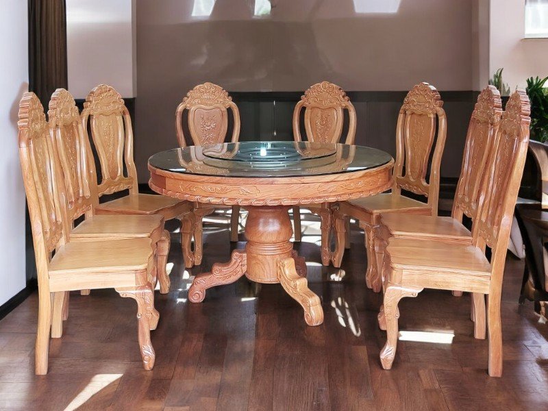 Mẫu bàn ăn gỗ đẹp