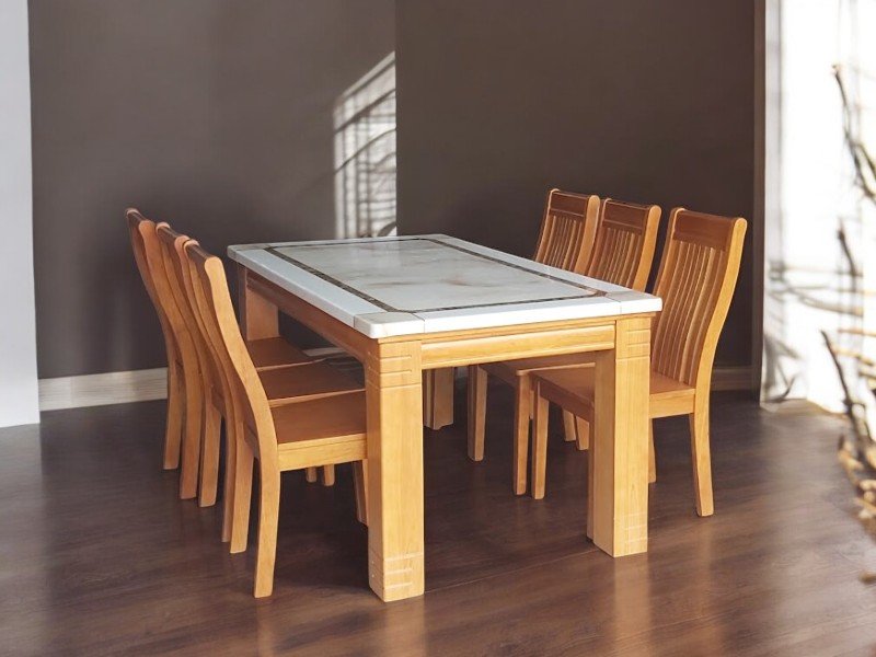 Mẫu bàn ăn gỗ đẹp