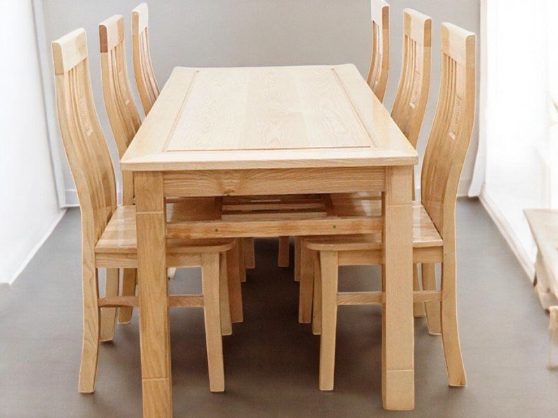 Bàn ăn gỗ tự nhiên