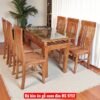 Bộ bàn ăn gỗ xoan đào