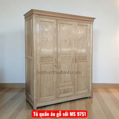 Tủ quần áo gỗ sồi giá rẻ tại quận 7