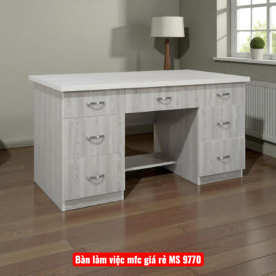 Bàn văn phòng MFC chống trầy tại Đồ Gỗ Thái Bình