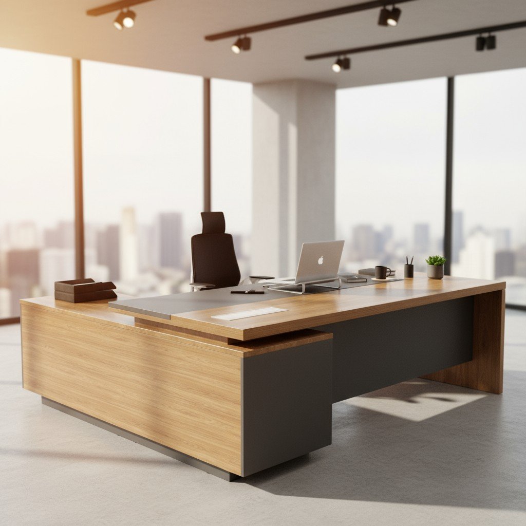 Bộ Bàn Làm Việc Giá Rẻ - Giải Pháp Hoàn Hảo Cho Không Gian Làm Việc Hiện Đại 19 Bộ bàn làm việc chữ L giá rẻ tối ưu không gian góc phòng