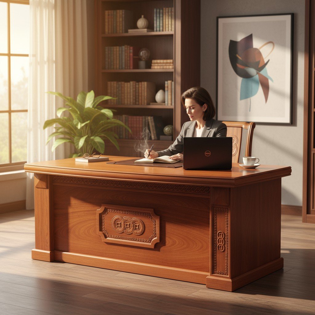 Bộ Bàn Làm Việc Giá Rẻ - Giải Pháp Hoàn Hảo Cho Không Gian Làm Việc Hiện Đại 26 Bộ bàn làm việc đơn giản giá rẻ phong cách tối giản hiện đại