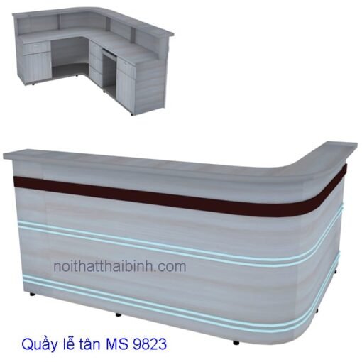 Thiết kế quầy lễ tân đẹp