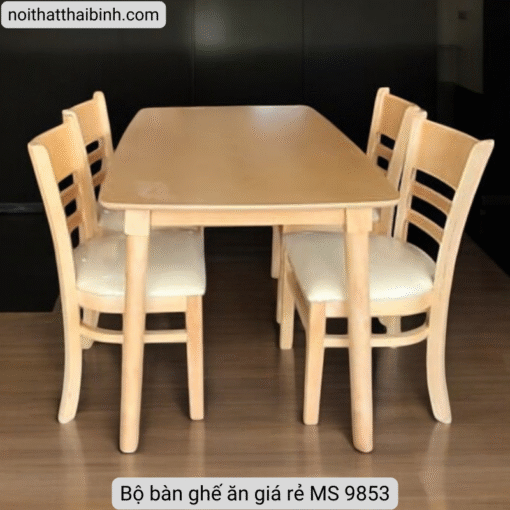 Bộ bàn ghế ăn giá rẻ MS 9853 - Ảnh 2