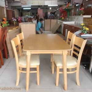Bộ bàn ghế ăn giá rẻ MS 9853 Bộ bàn ghế ăn giá rẻ MS 9853
