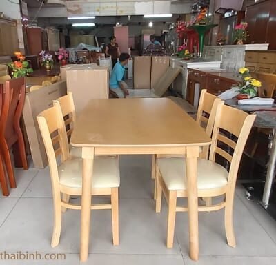 Bộ bàn ghế ăn giá rẻ MS 9853 Bộ bàn ghế ăn giá rẻ MS 9853