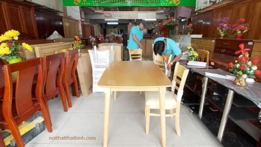 Bộ bàn ghế ăn giá rẻ MS 9853 - Ảnh 5