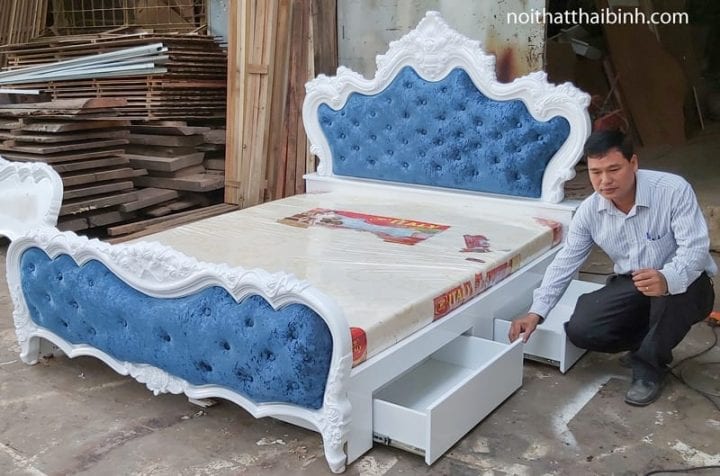 Bộ giường ngủ có ngăn kéo