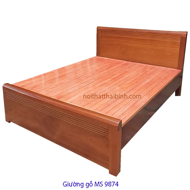 Giường gỗ tự nhiên cao cấp giá rẻ mẫu giường tuyệt đẹp