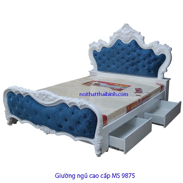 Giường ngủ hiện đại có ngăn kéo