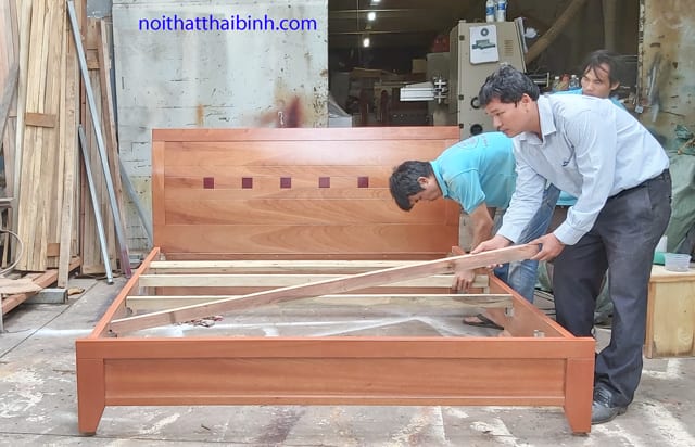 Giường ngủ mdf giá rẻ