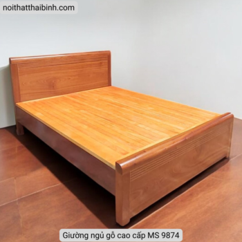 Giường gỗ tự nhiên cao cấp