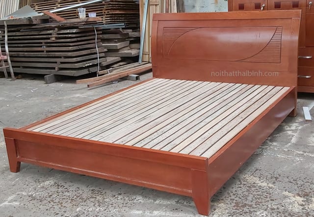 Giường ngủ giá rẻ gỗ công nghiệp xu hướng nội thất hiện đại hiện