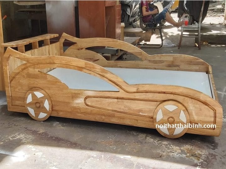 Giường xe hơi bằng gỗ