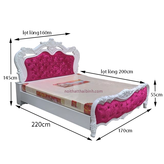 Kích thước giường ngủ cao cấp tphcm