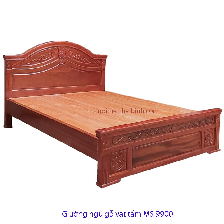 Giường ngủ gỗ tự nhiên đẹp cao cấp chất lượng tốt và độ bền cao