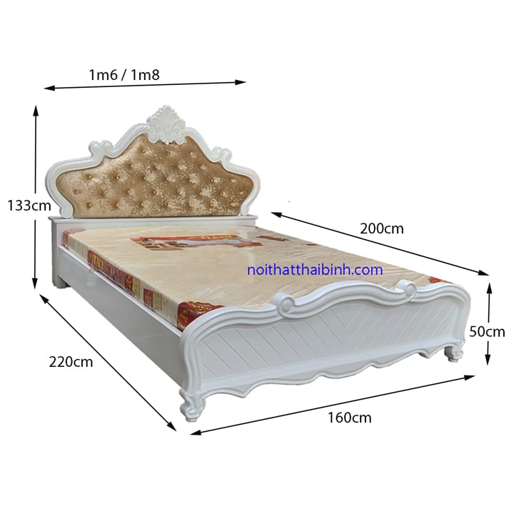 Kích thước giường ngủ cao cấp đẹp tại tphcm