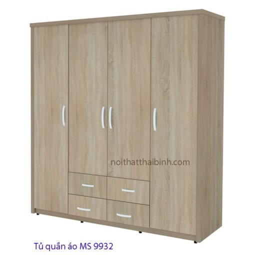 Tủ quần áo hiện đại melamine