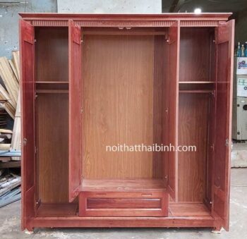 Tủ quần áo gỗ gụ cho căn phòng của bạn thêm lộng lẫy