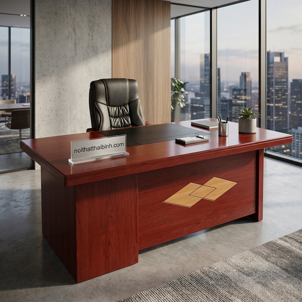 Cách Chọn Bàn Làm Việc Gỗ Bền: 7 Tiêu Chí Vàng 2026 Bàn làm việc gỗ công nghiệp