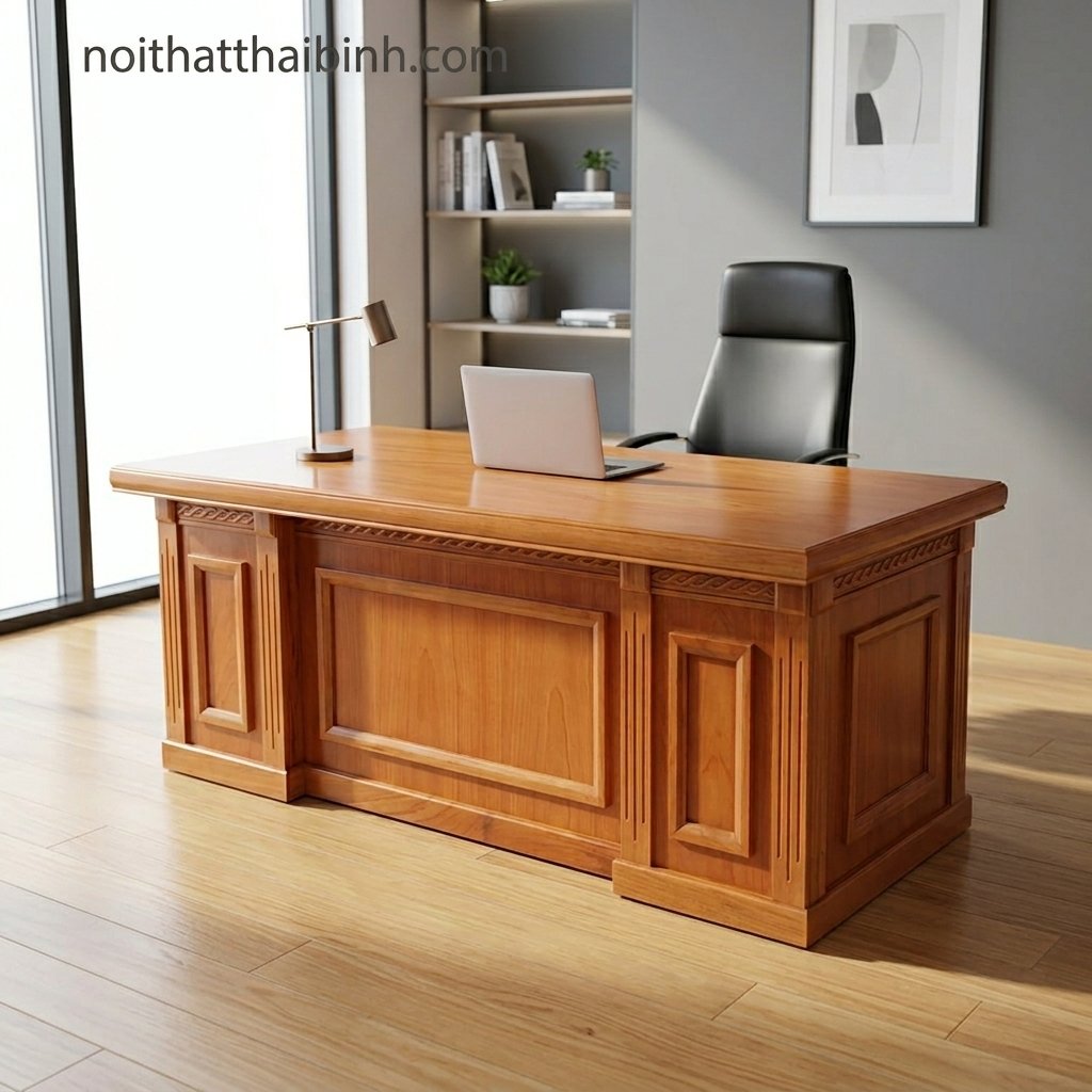 Cách Chọn Bàn Làm Việc Gỗ Bền: 7 Tiêu Chí Vàng 2026 Bàn làm việc gỗ tự nhiên