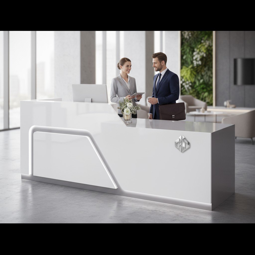 Bàn quầy thu ngân nhỏ gọn